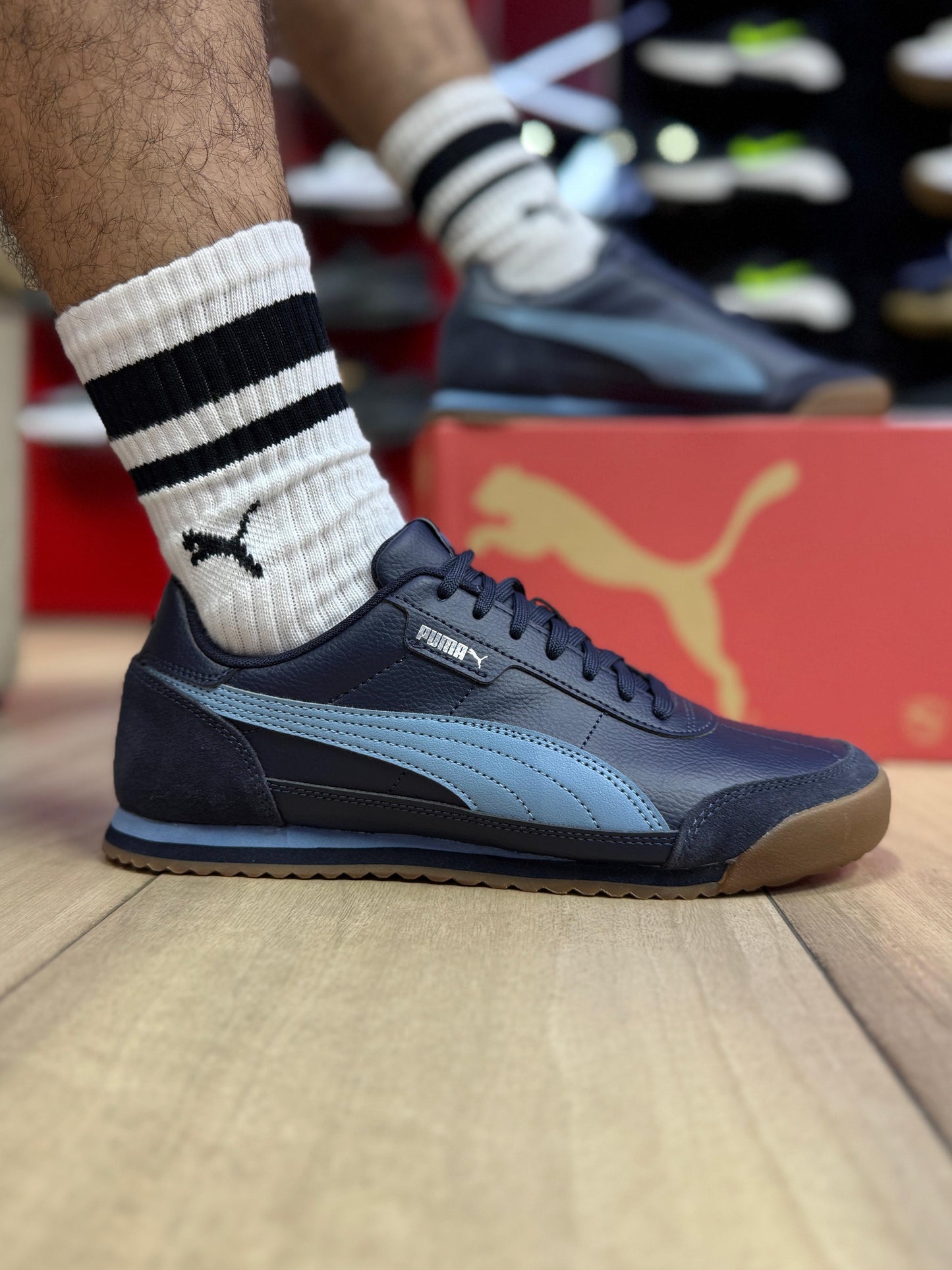 PUMA TURINO II OG AZUL MARINO