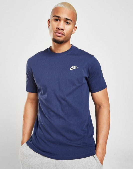 Camiseta Nike Sportswear Club para hombre, azul marino
