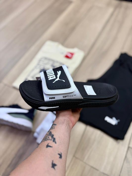 ZAPATILLA PUMA BLANCO NEGRO MASCULINO